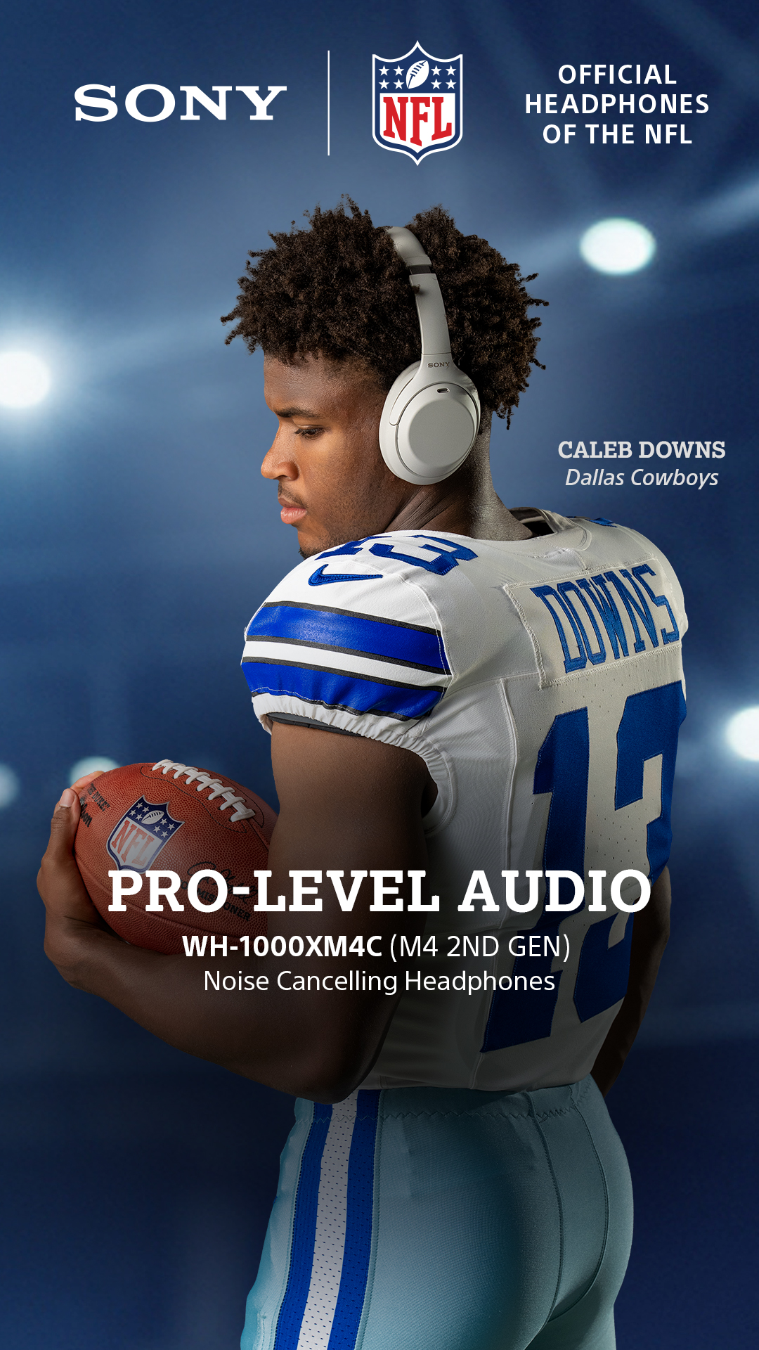 Sony Electronics Facebook ad: SONY x NFL