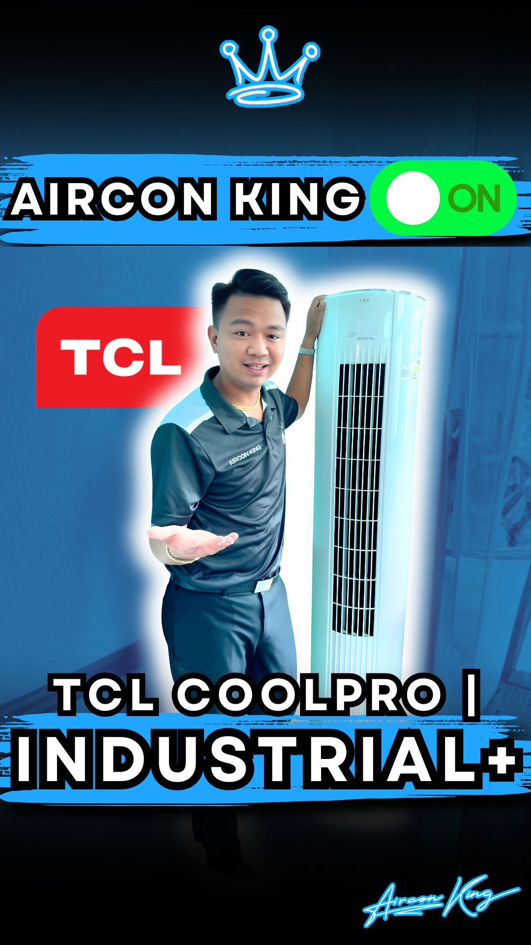 Aircon King Cavite Facebook ad: Aircon King on TCL CoolPro Industrial+