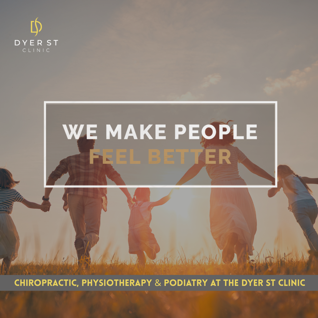 The Dyer St Clinic Facebook ad: Dyer St Clinic, Physiotherapy, Chiropractic & Podiatry…