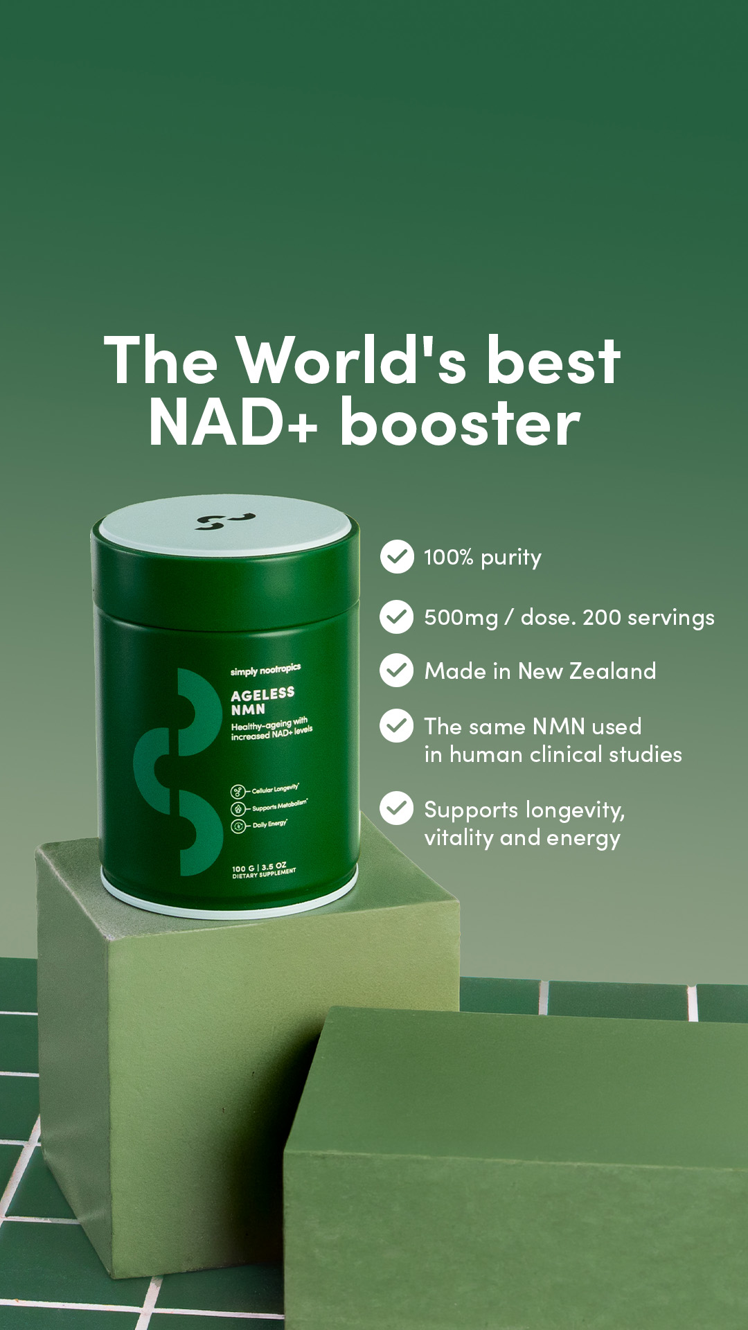 Simply Nootropics Facebook ad