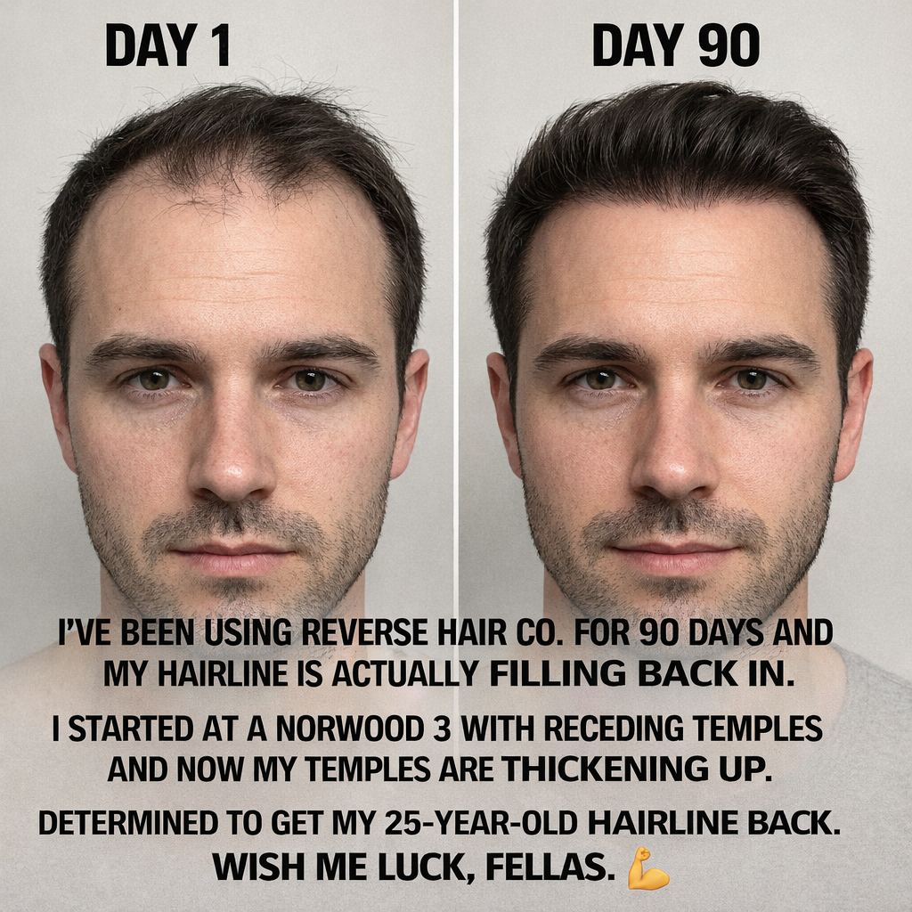 Reverse HairCo Facebook ad