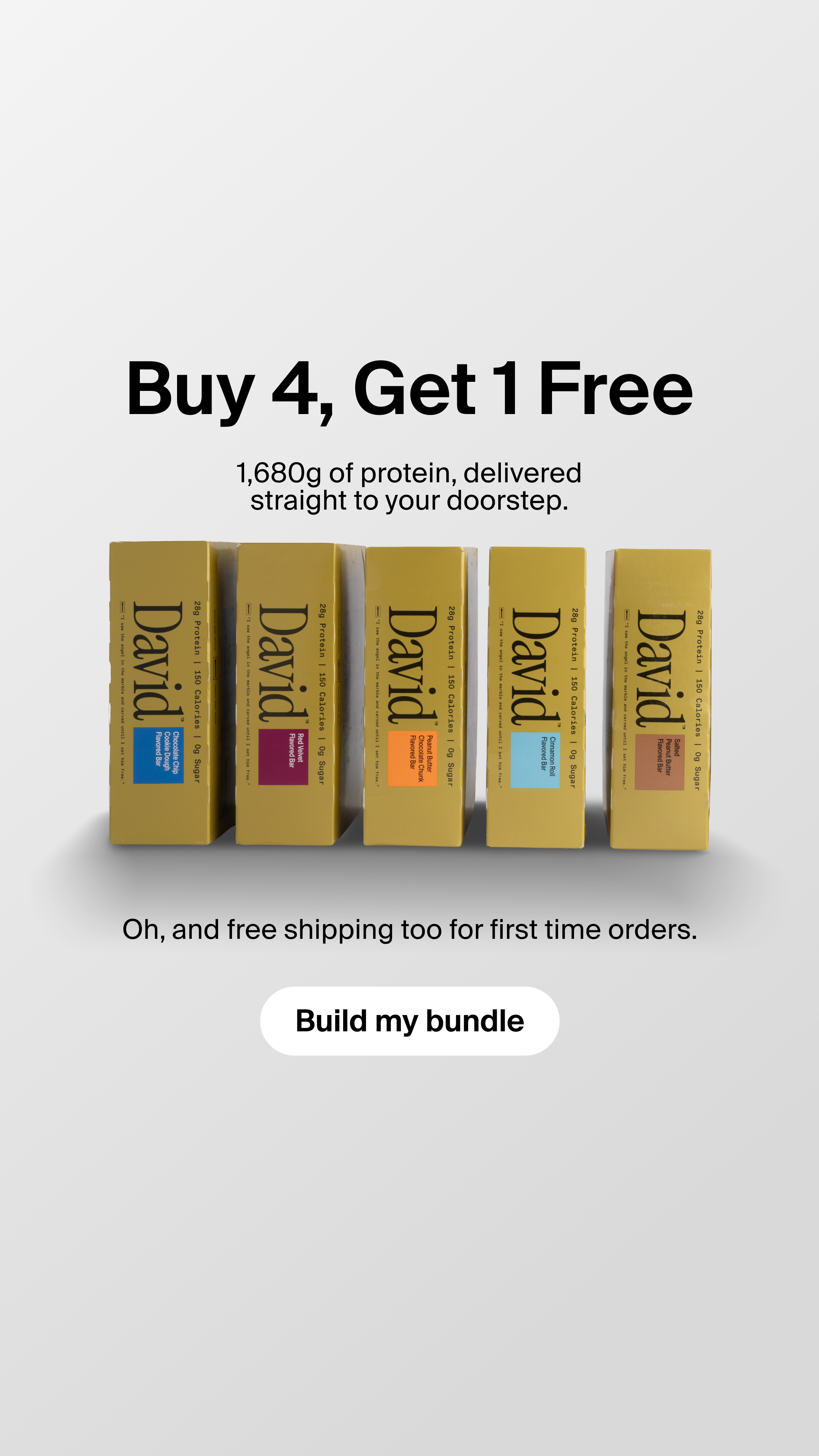 David Protein Facebook ad