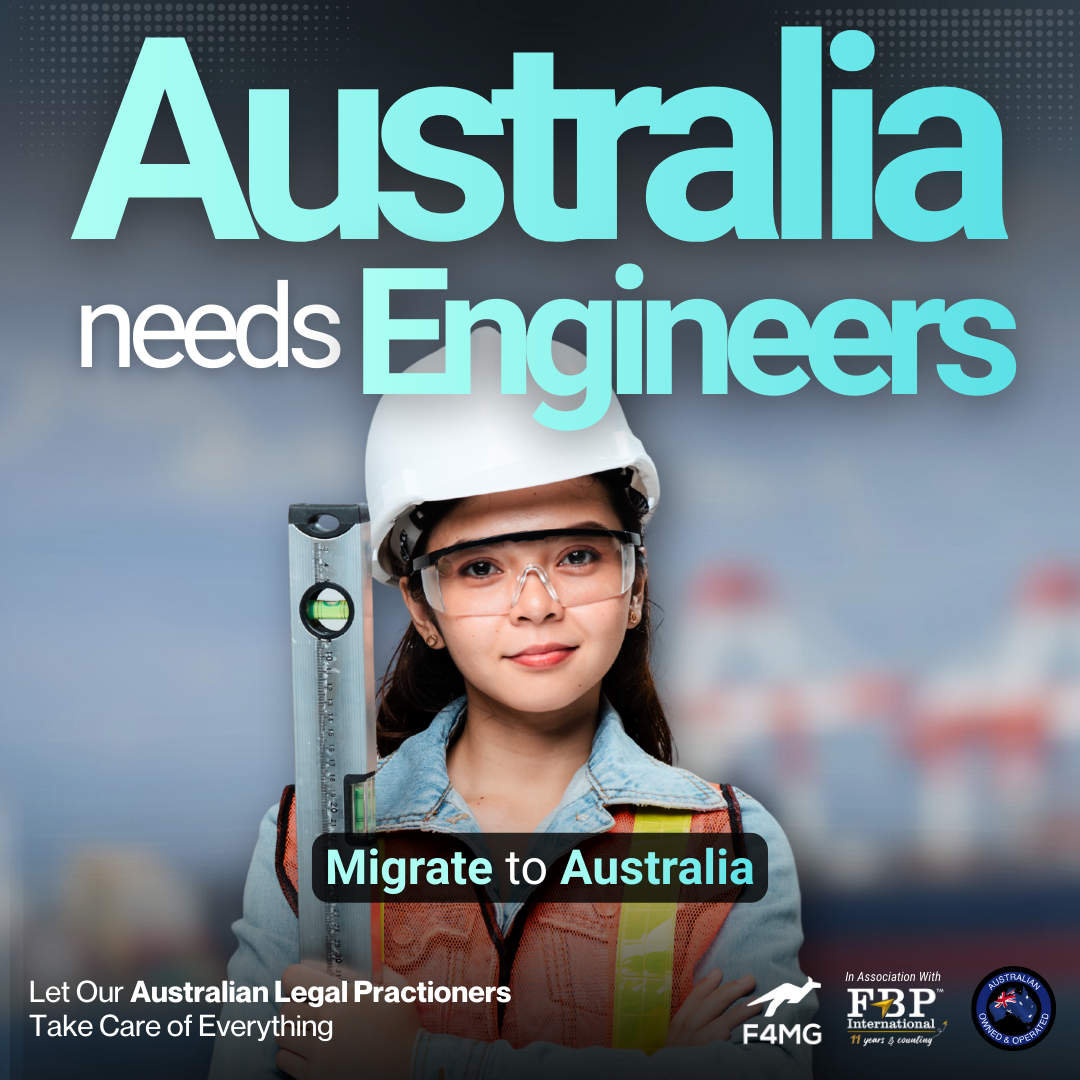 F4MG Facebook ad: Australia Needs Engineering Professionals