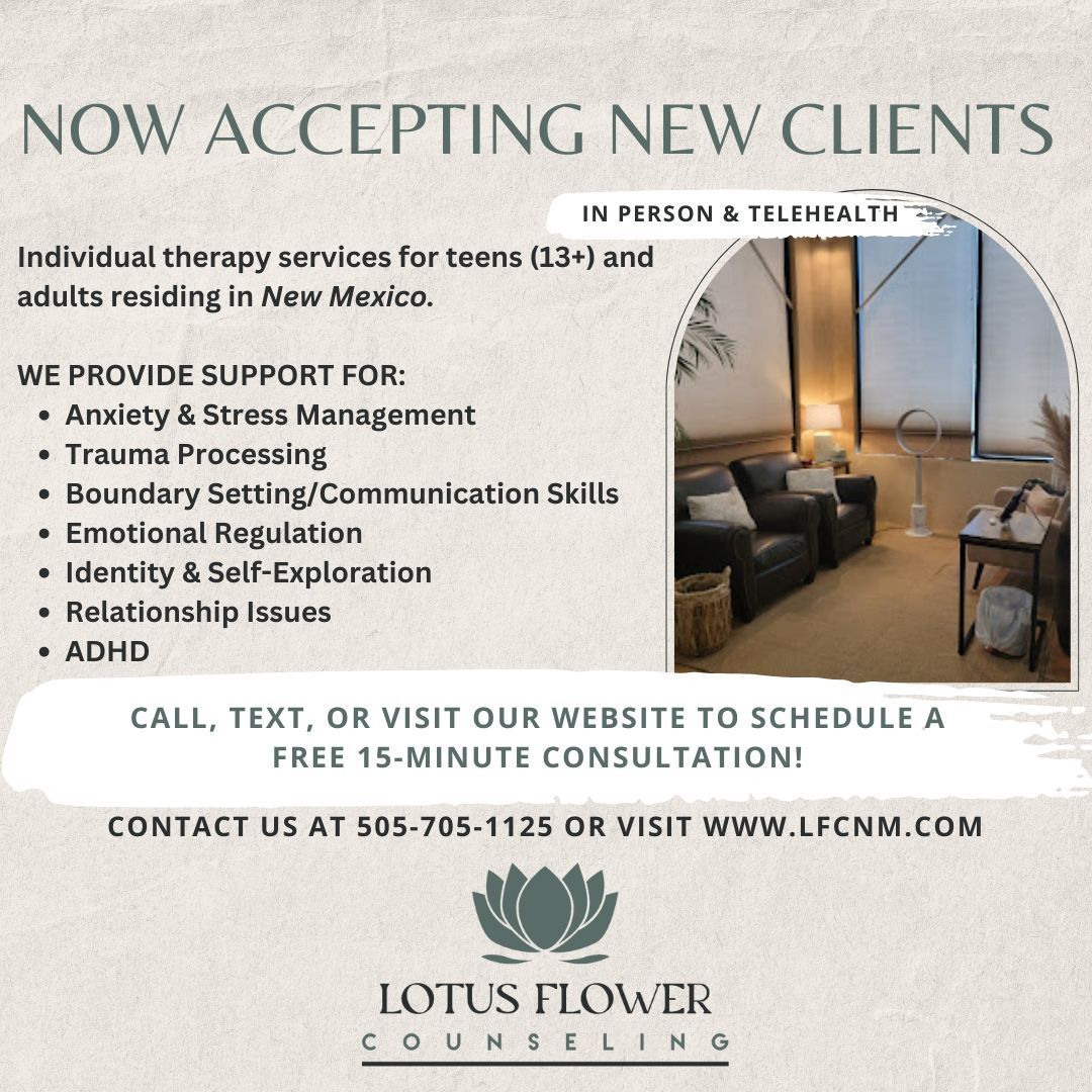 Lotus Flower Counseling, LLC Facebook ad: Find Your Inner Peace with Lotus Flower Counseling