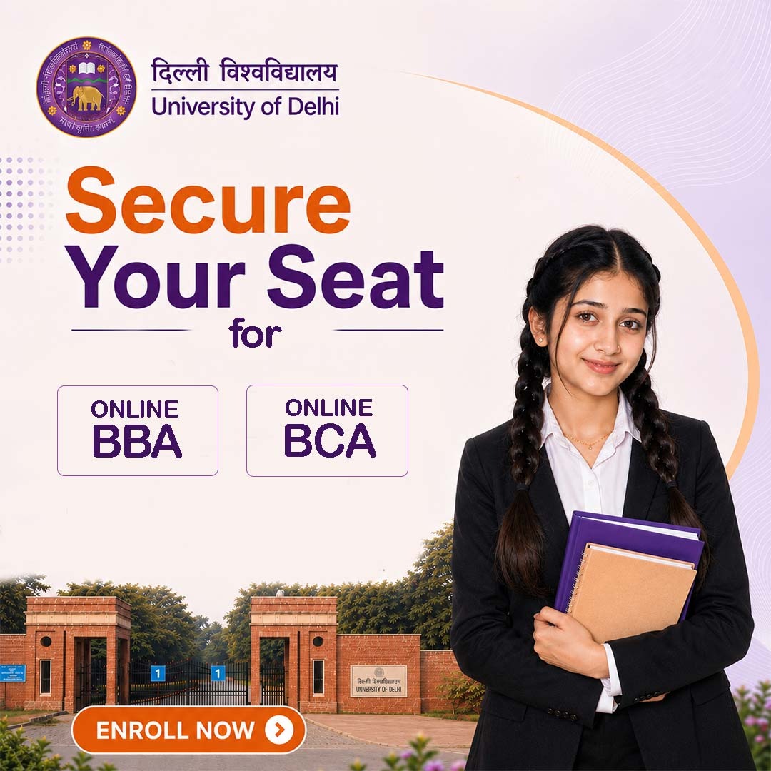 DU Online Education Facebook ad: Secure Your Future Today