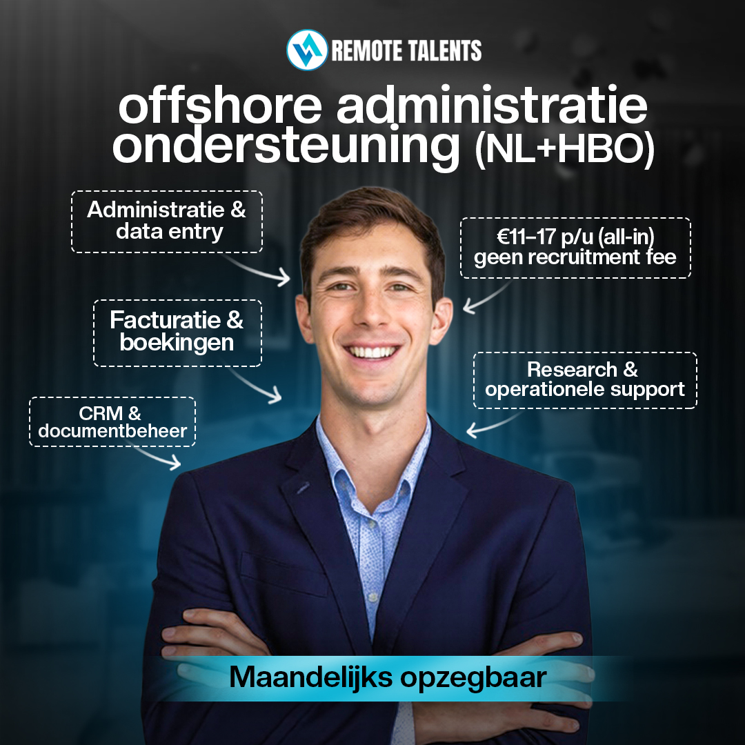 Remote Talents Facebook ad: Je hoeft geen volledig NL-salaris te betalen om…
