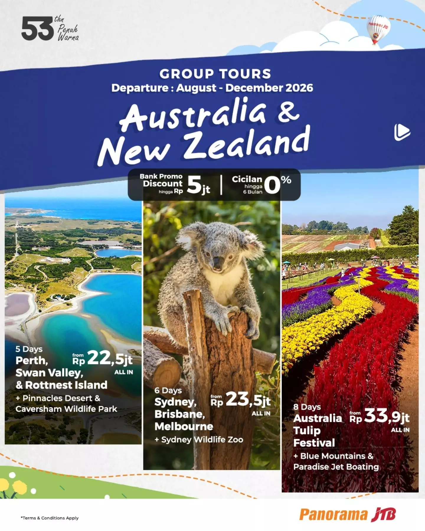 Panorama JTB Tours Facebook ad