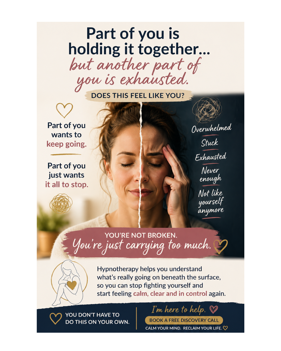 Be Infinite Life Coaching & Hypnotherapy Facebook ad