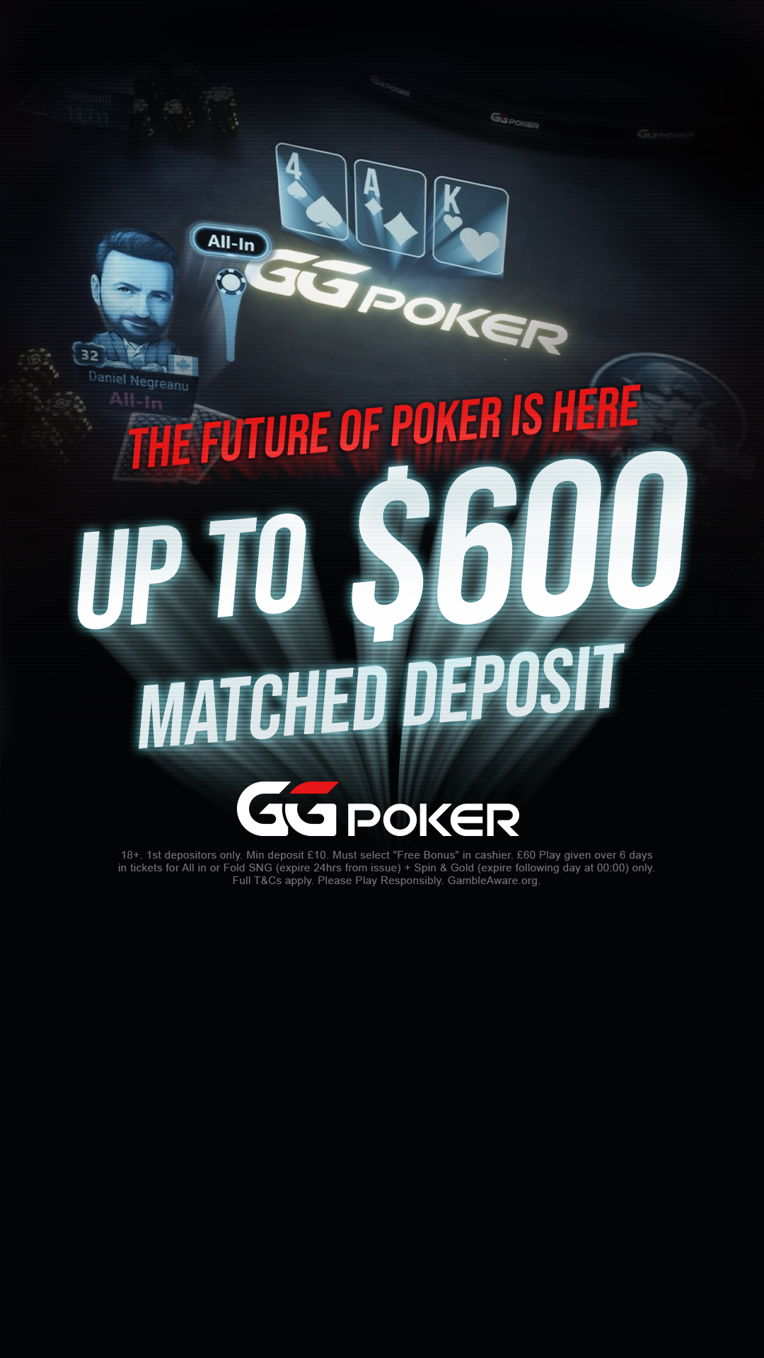 GGPoker UK Facebook ad