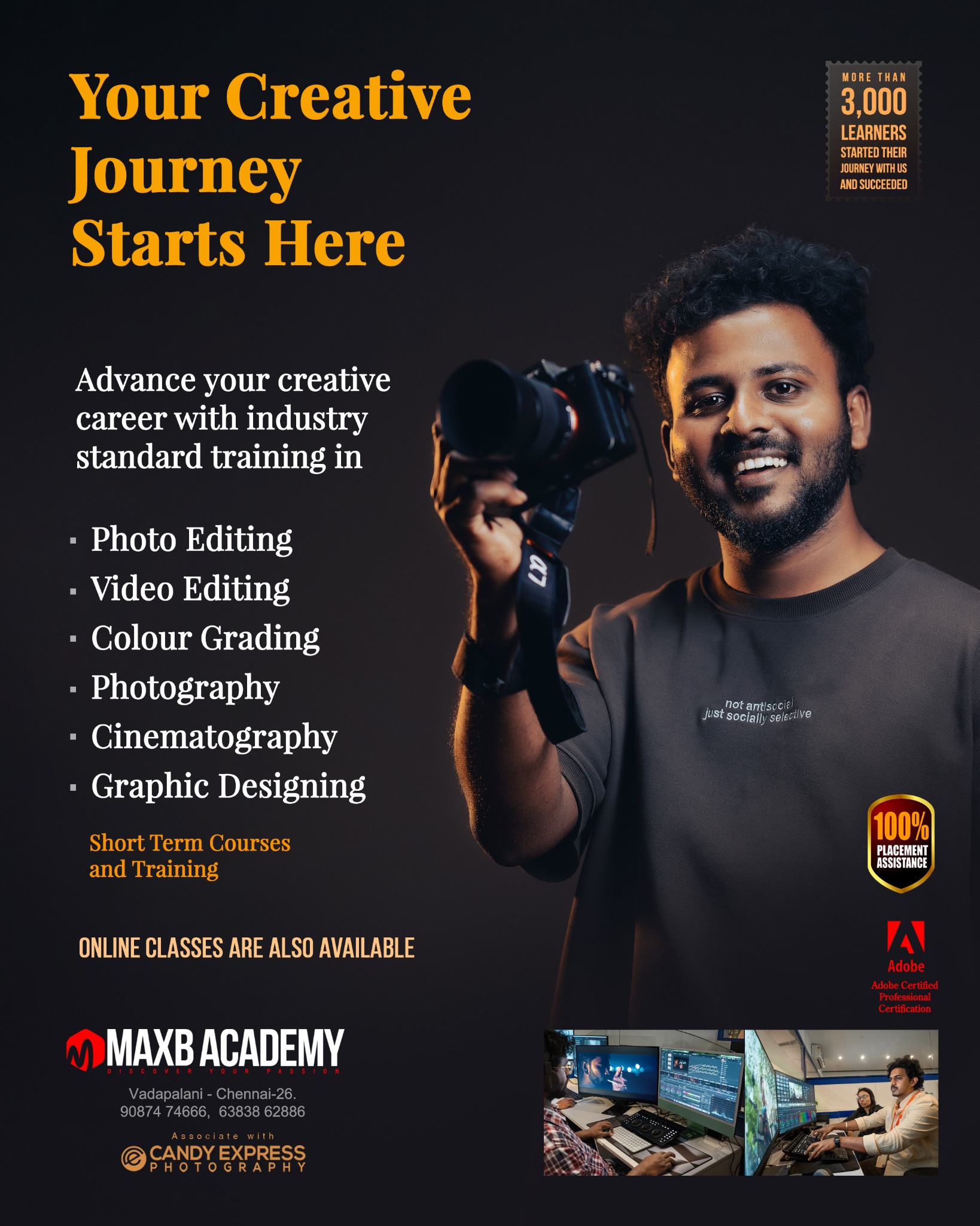 Max B Academy Facebook ad