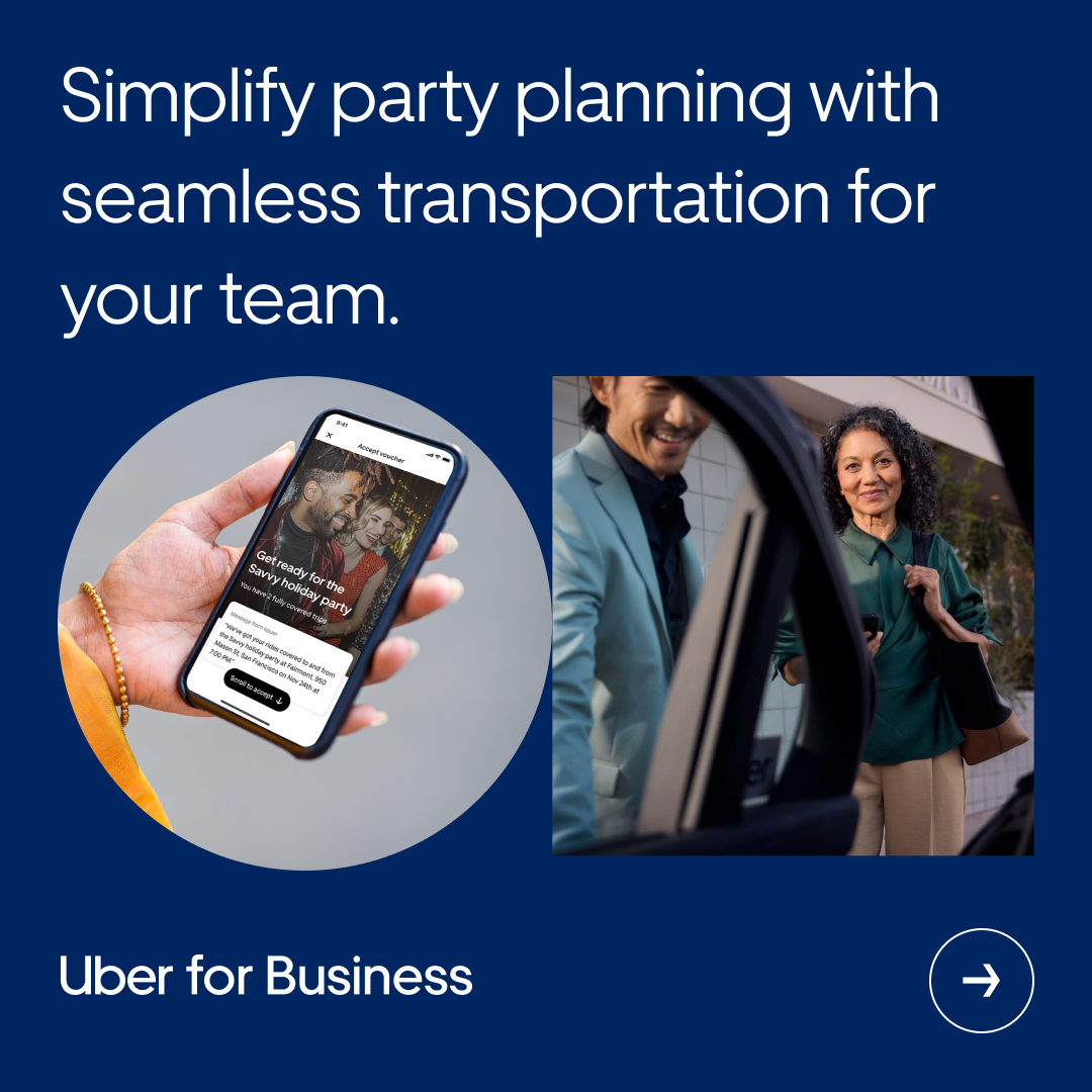 Uber for Business Facebook ad