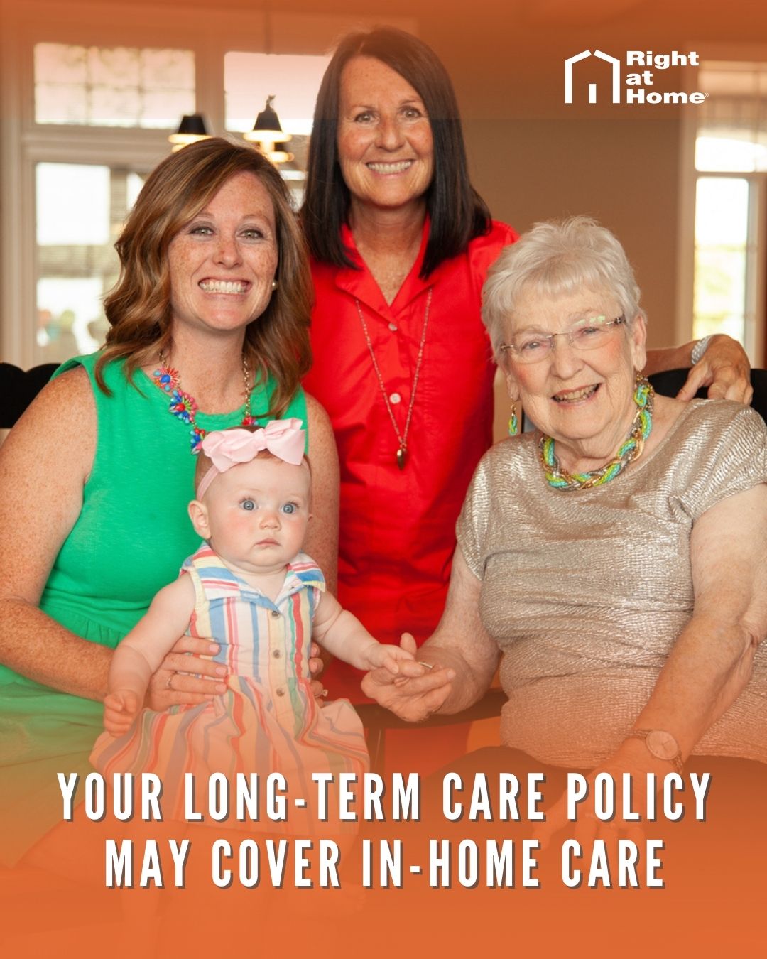 Right at Home Facebook ad: Your Long-Term Care Policy Can Help