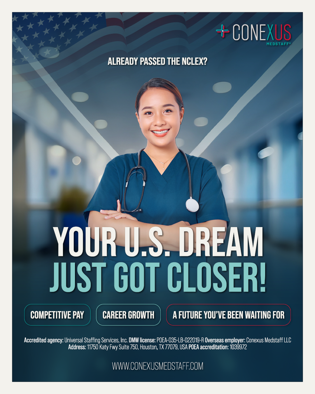 Conexus MedStaff LLC Facebook ad