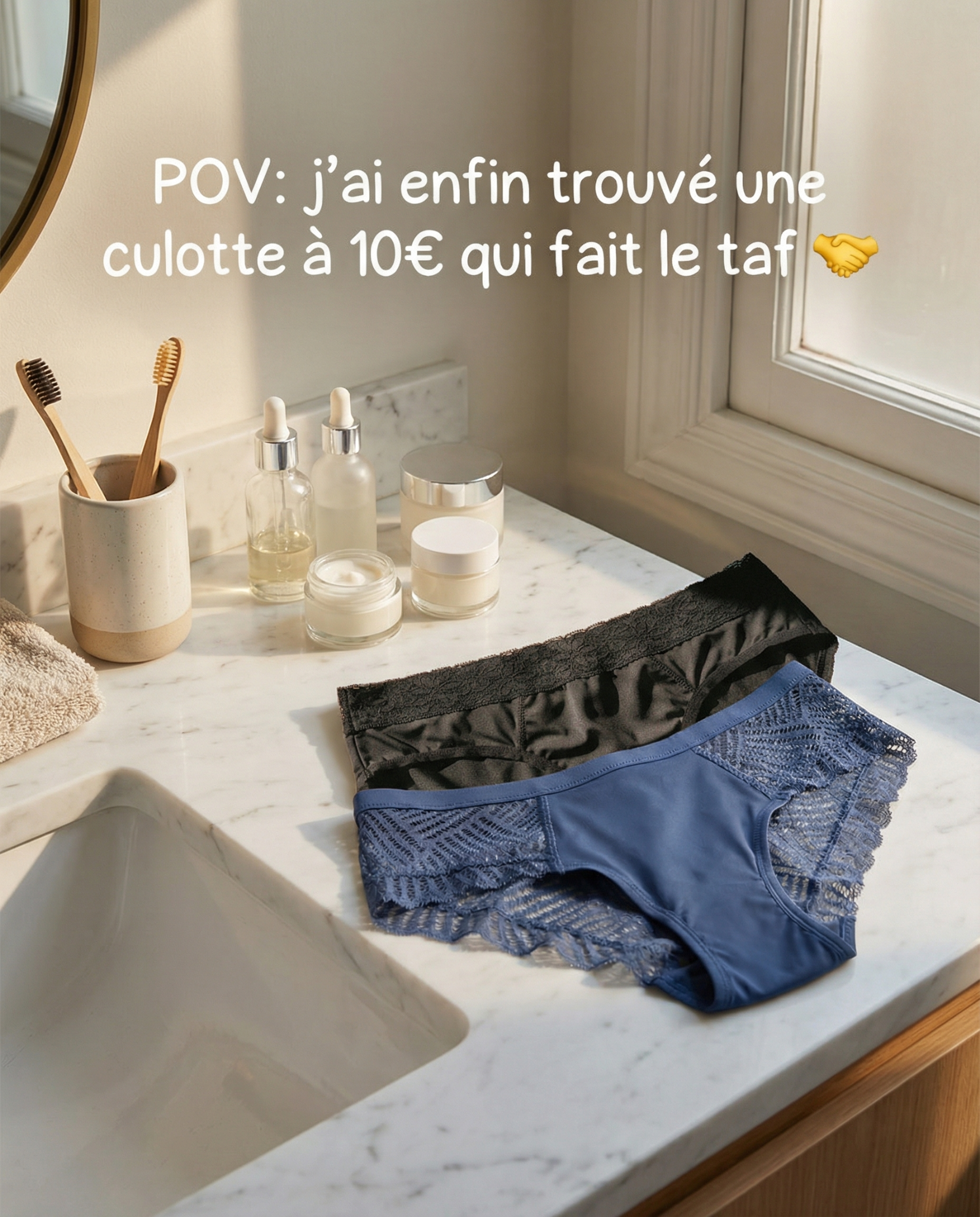 Blinx Facebook ad: La culotte qui change TOUT!