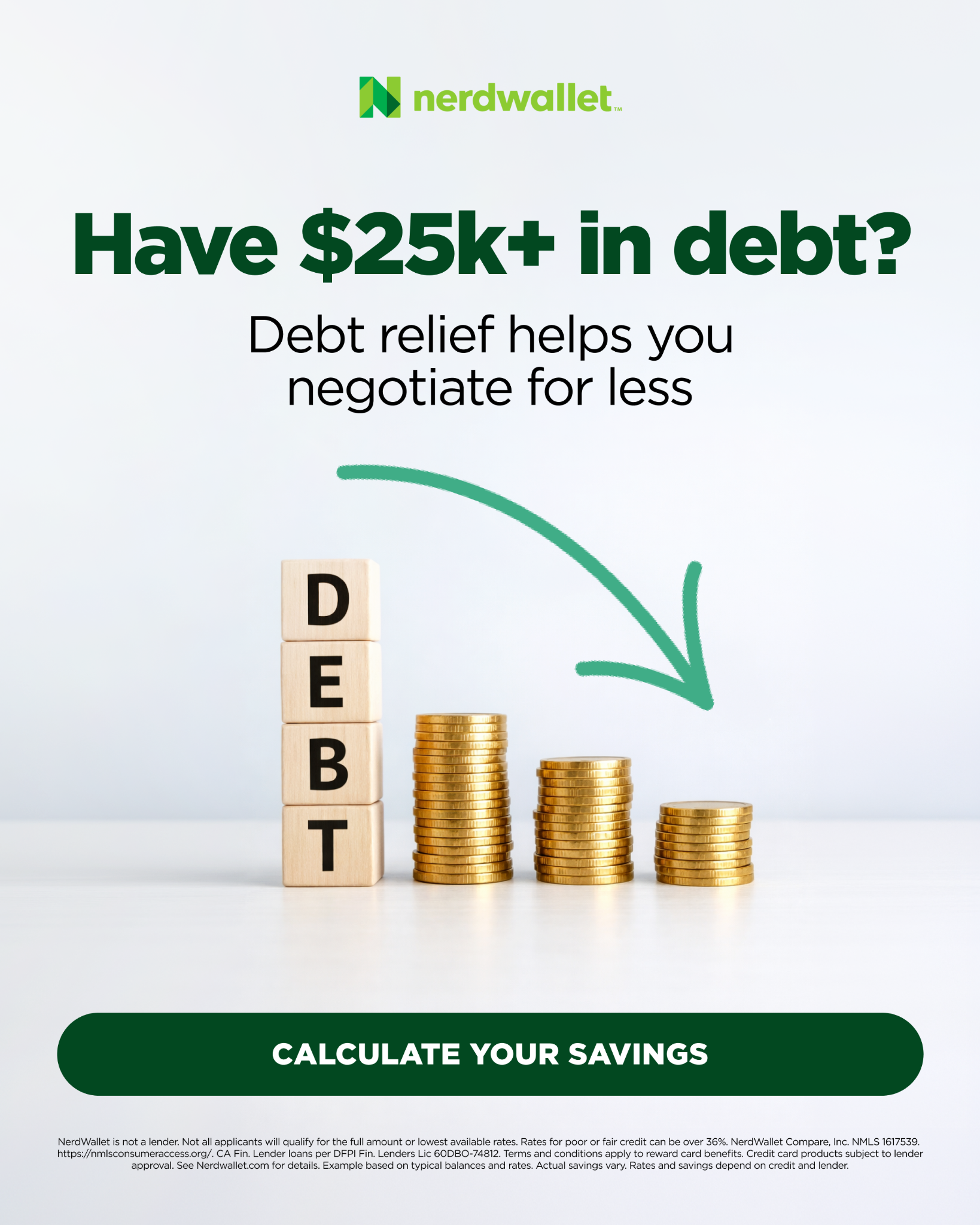 NerdWallet Facebook ad