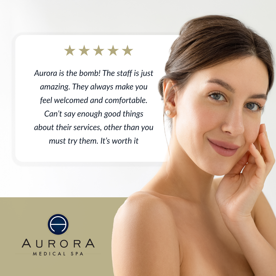 Aurora Medical Spa Facebook ad: New Patient Specials | Save up to $300!