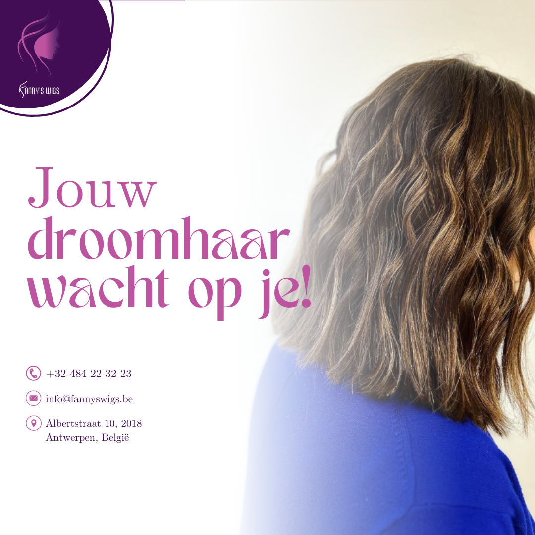 Fanny's Wigs Antwerp Facebook ad: Vind jouw perfecte look!