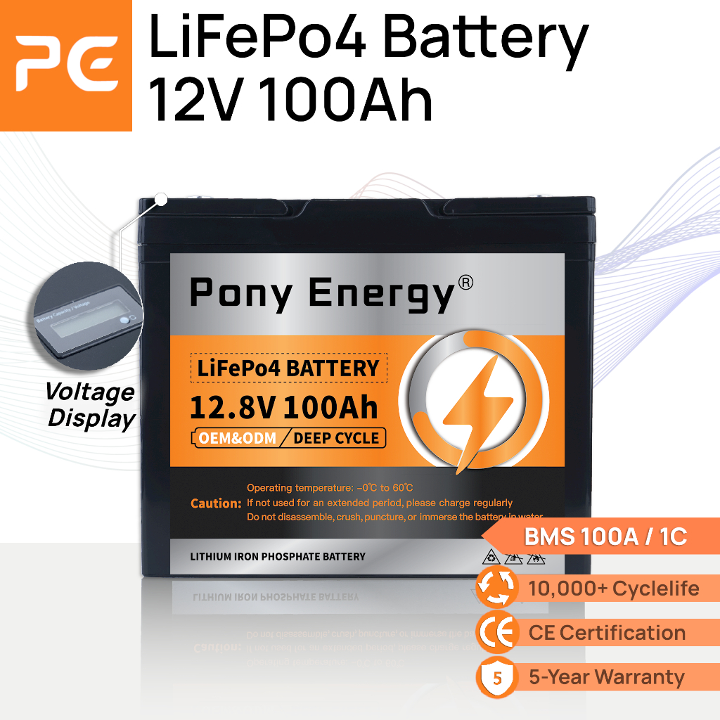 Pony energy Facebook ad: 24V/12V 100Ah batteries landing soon!
