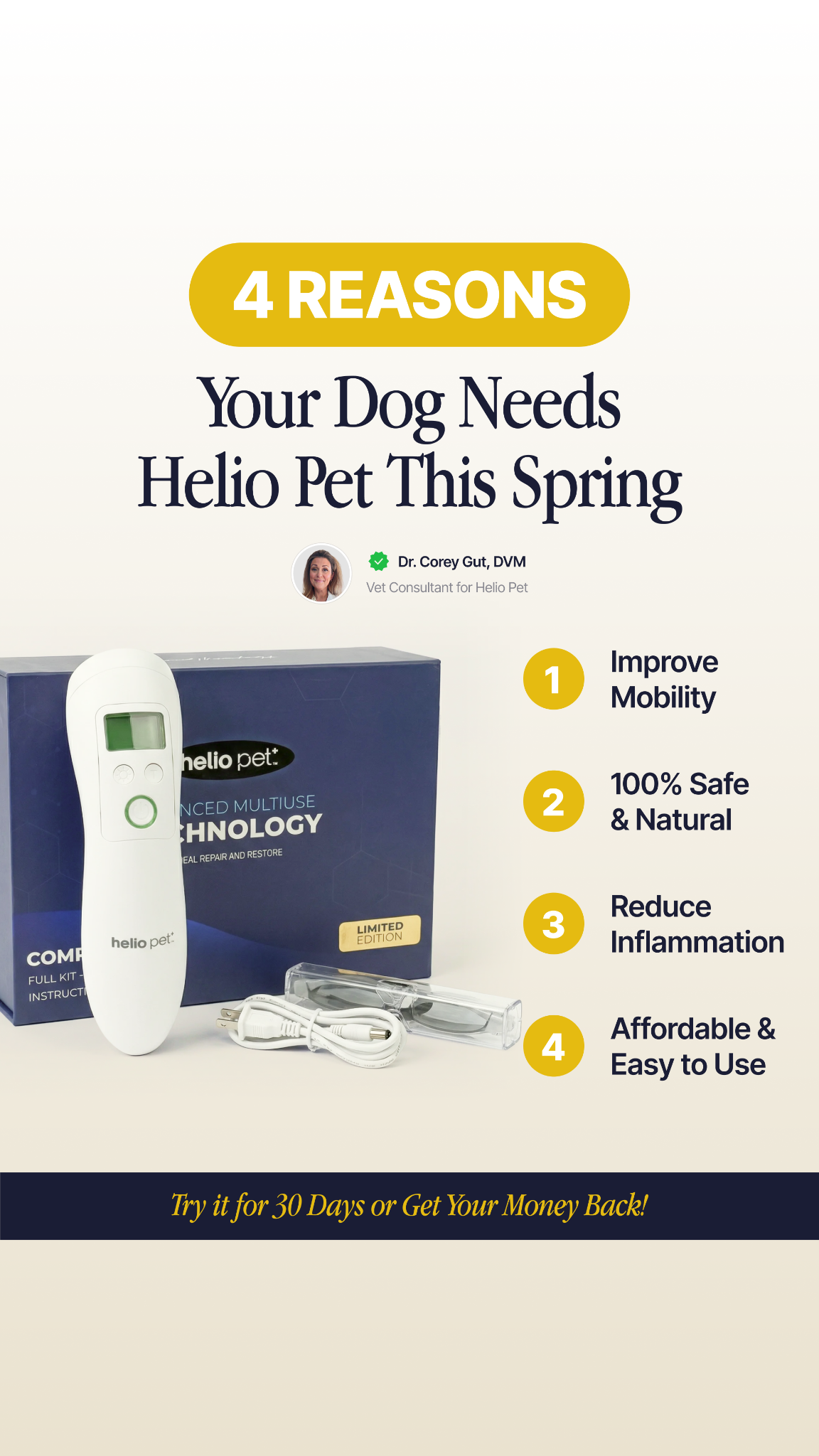 Helio Pet Facebook ad