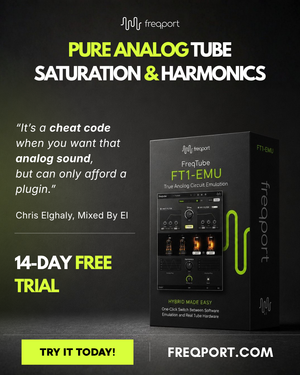 Freqport Facebook ad: Try It Free for 14 Days