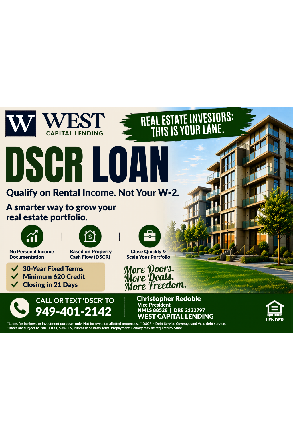 Christopher Redoble - Mortgage & Real Estate Professional, Investor Facebook ad