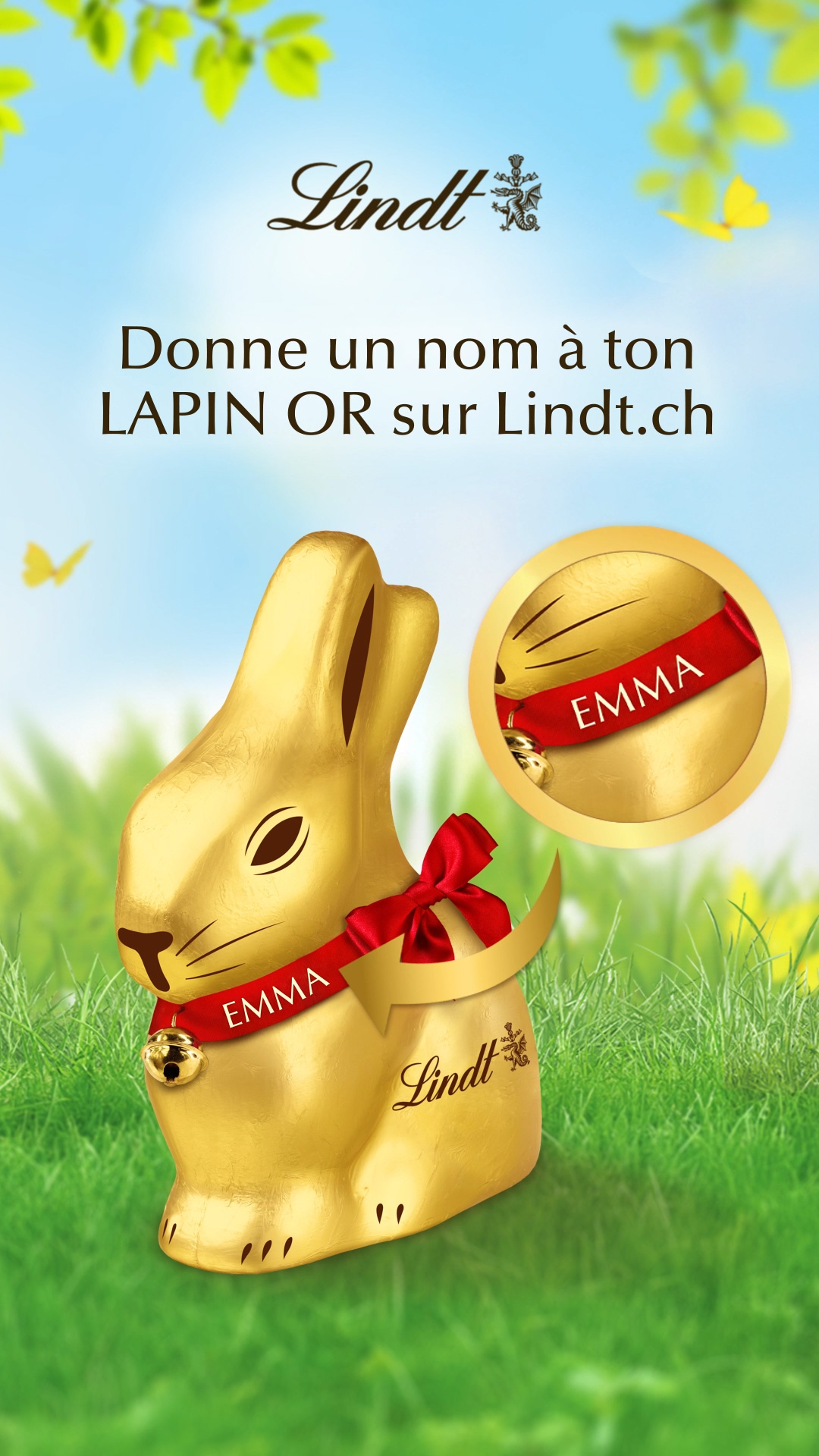 Lindt Facebook ad