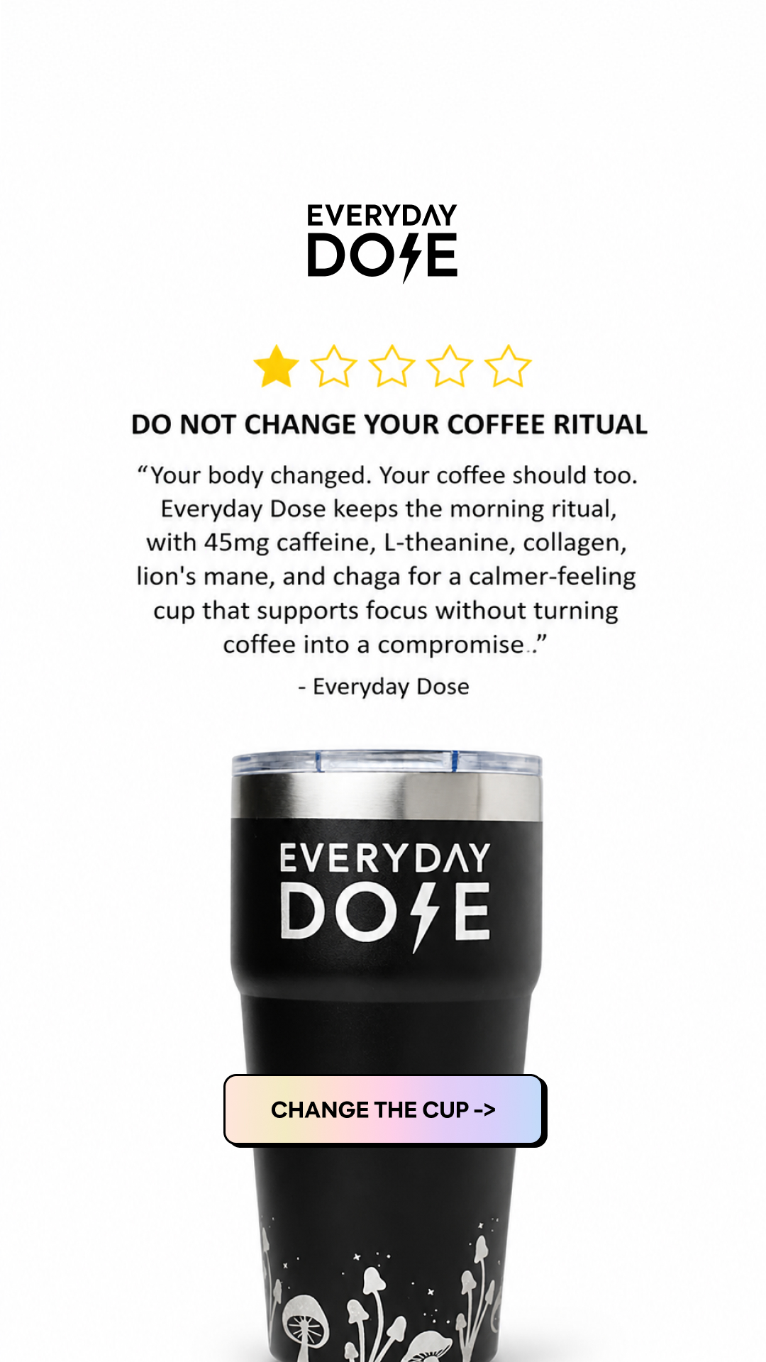 Everyday Dose Facebook ad