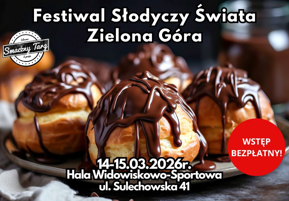 Smaczny Targ Facebook ad: Festiwal Słodyczy Świata w Zielonej Górze