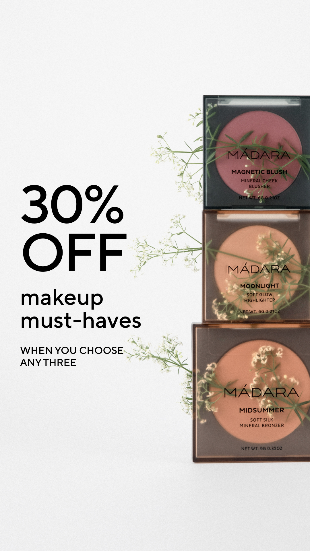 Mádara Organic Skincare Facebook ad