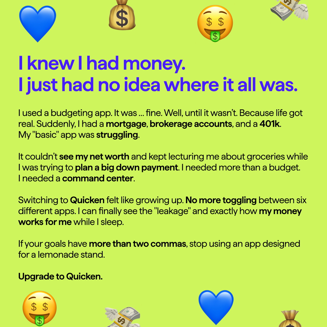 Quicken Facebook ad