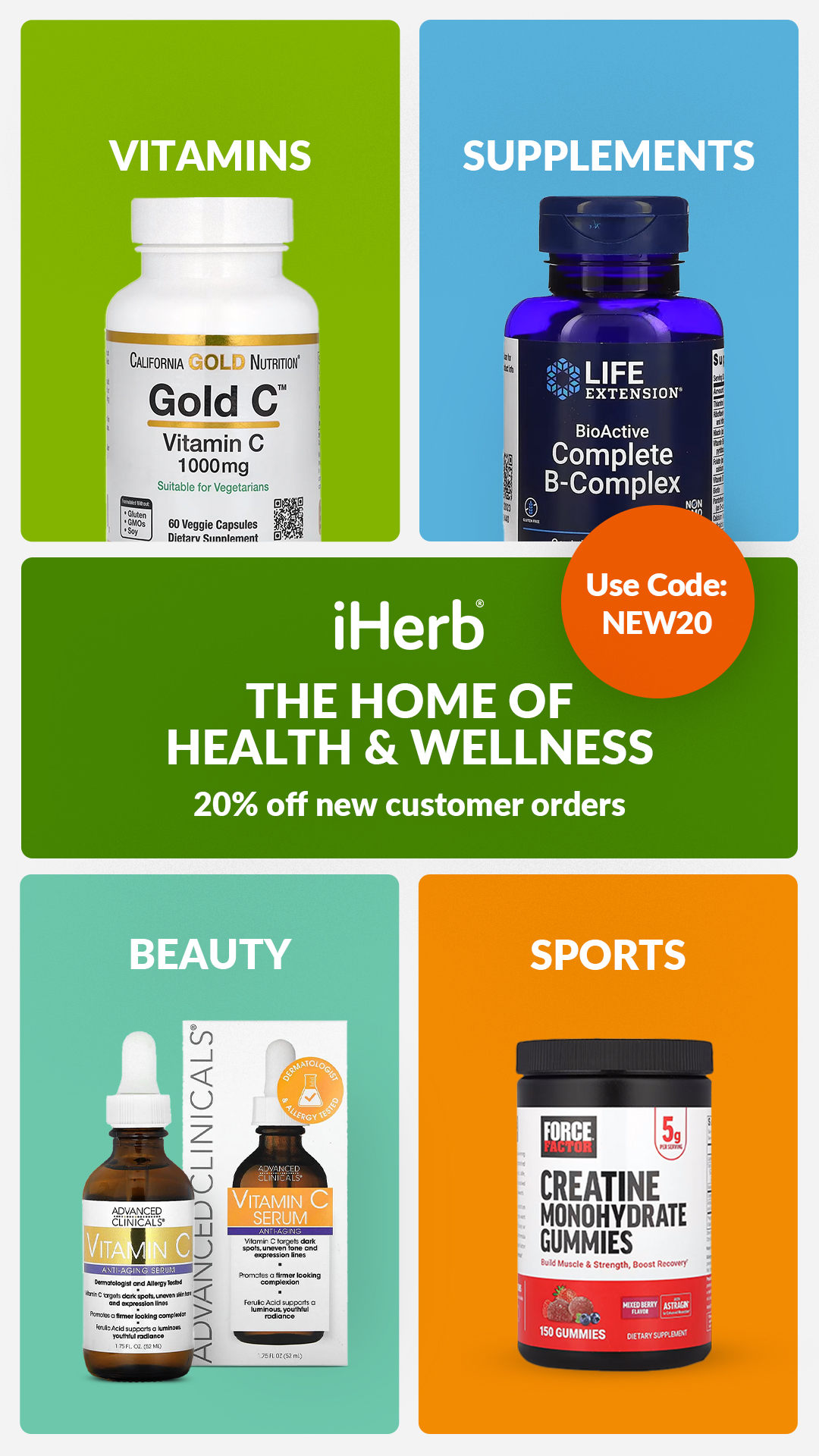 iHerb Facebook ad
