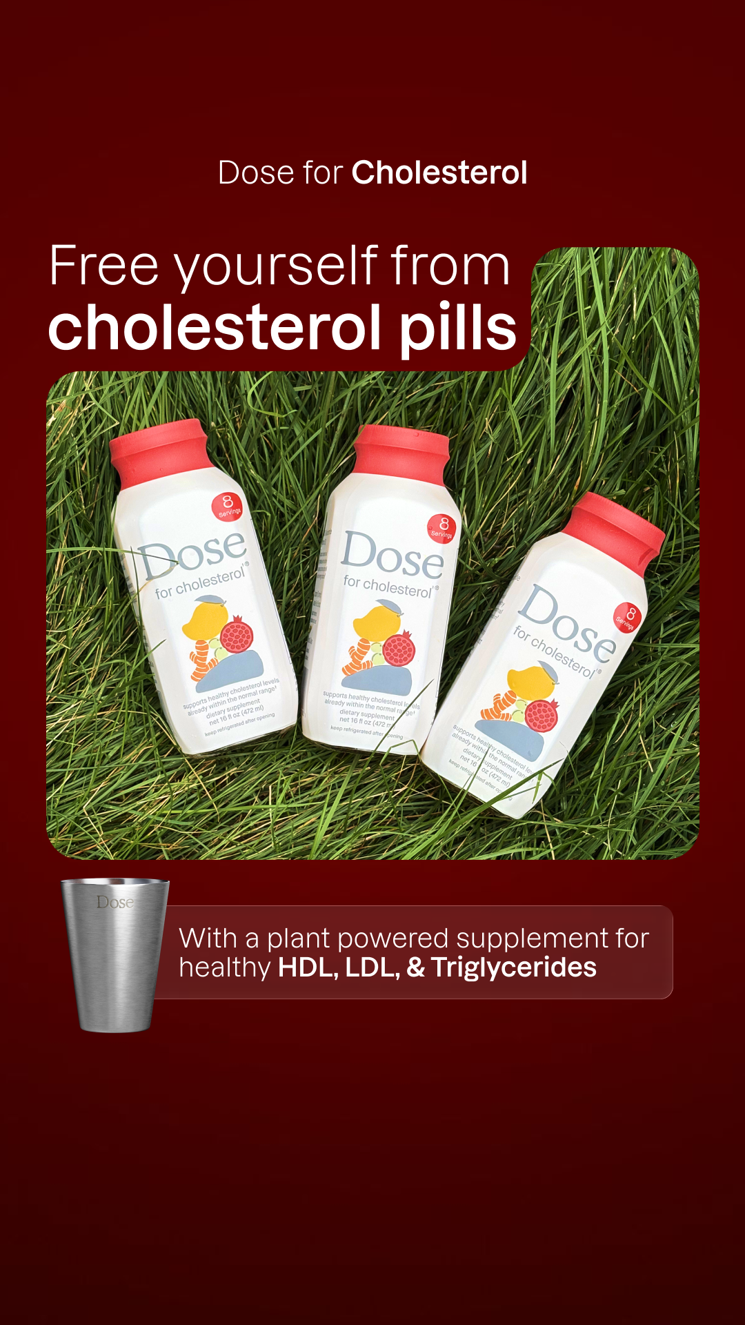 Dose for Cholesterol Facebook ad