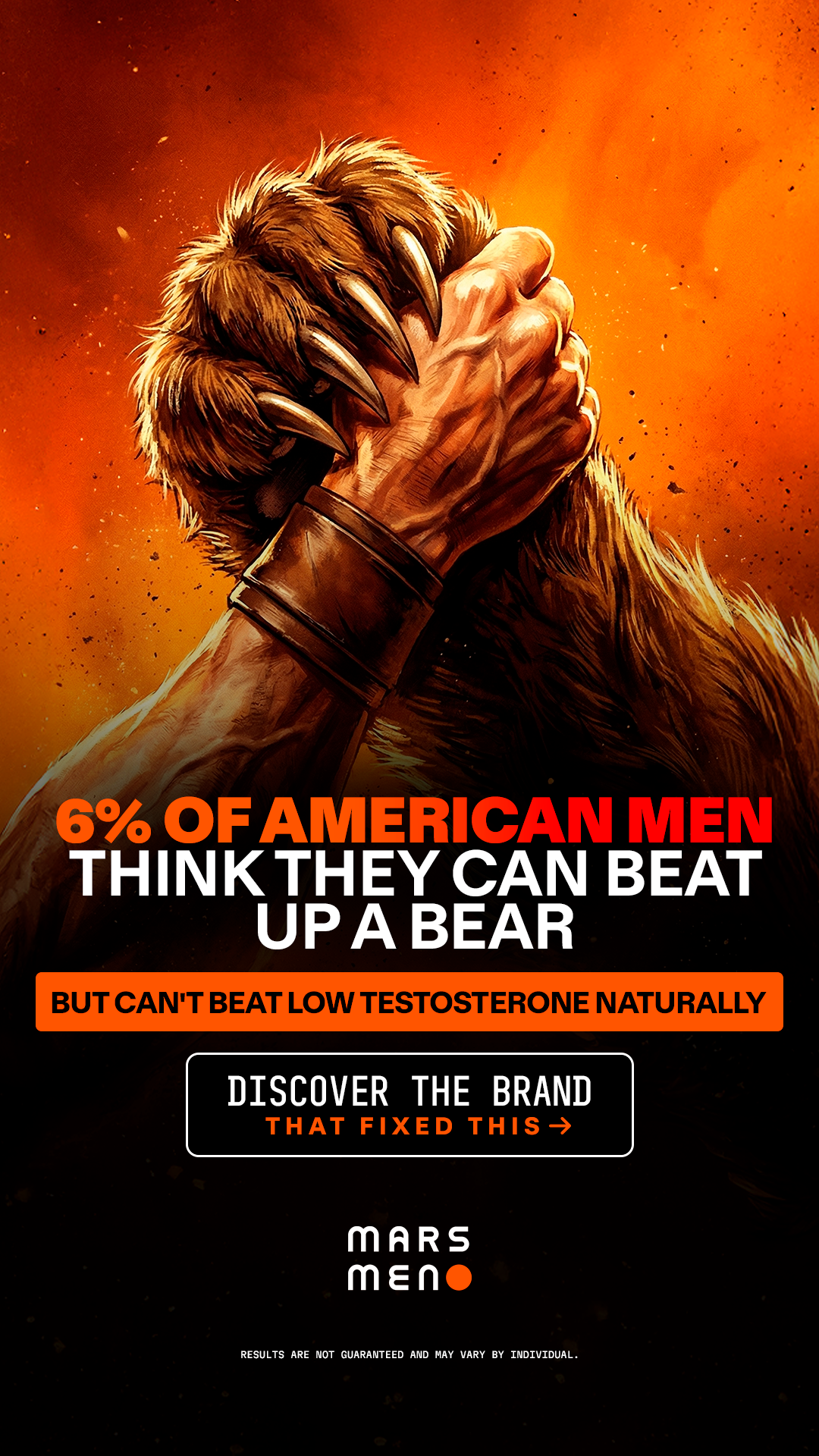 Mars Men Facebook ad