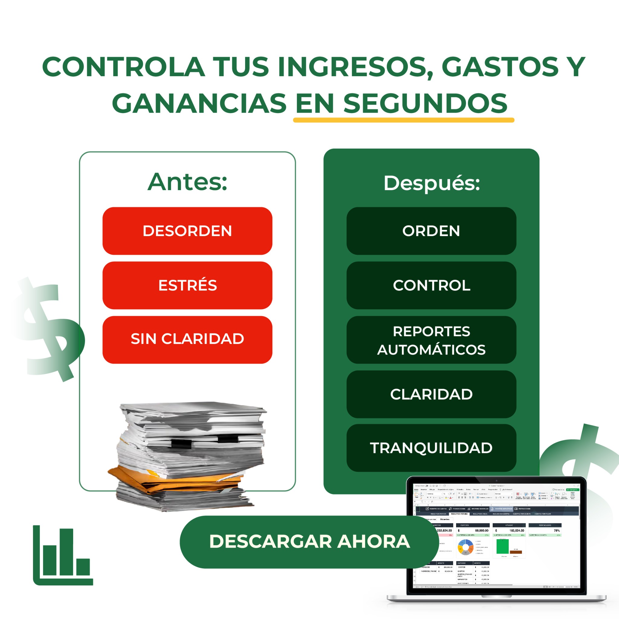 Mis Hojas De Cálculo Facebook ad