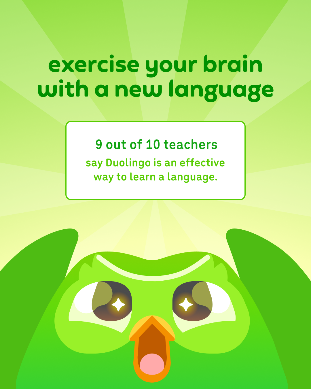 Duolingo Facebook ad