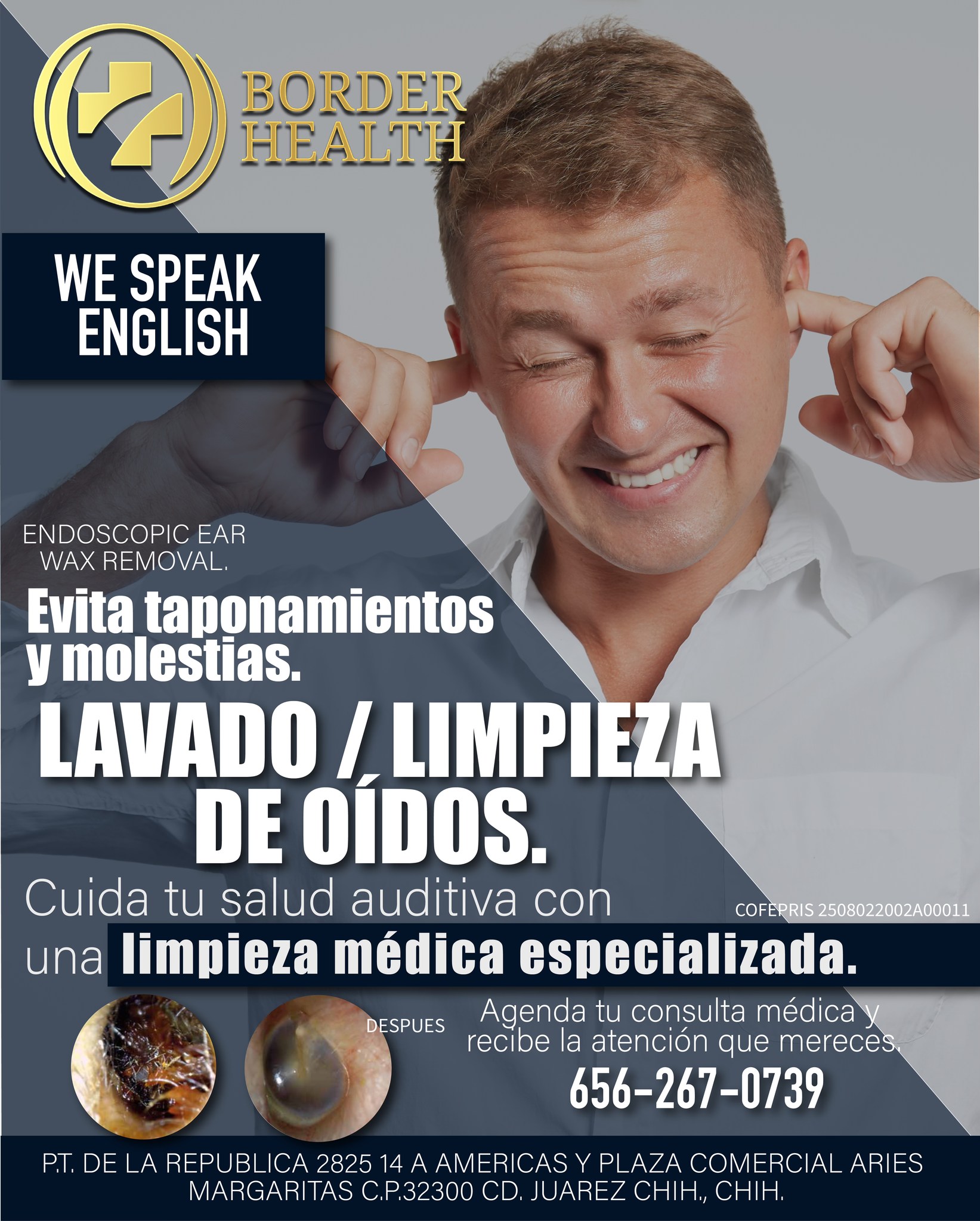 Border Health - Consultorio médico Facebook ad