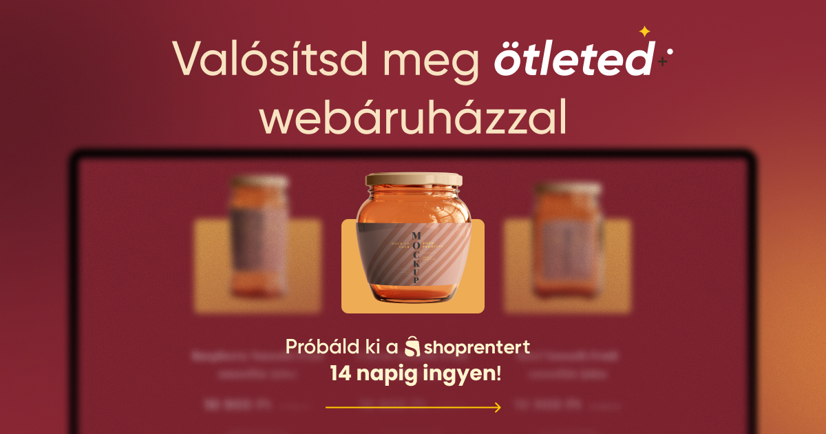 Shoprenter Facebook ad