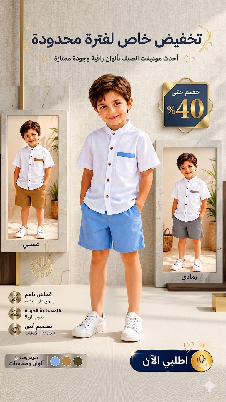 Globo Facebook ad: اونسومبل شورت عصري