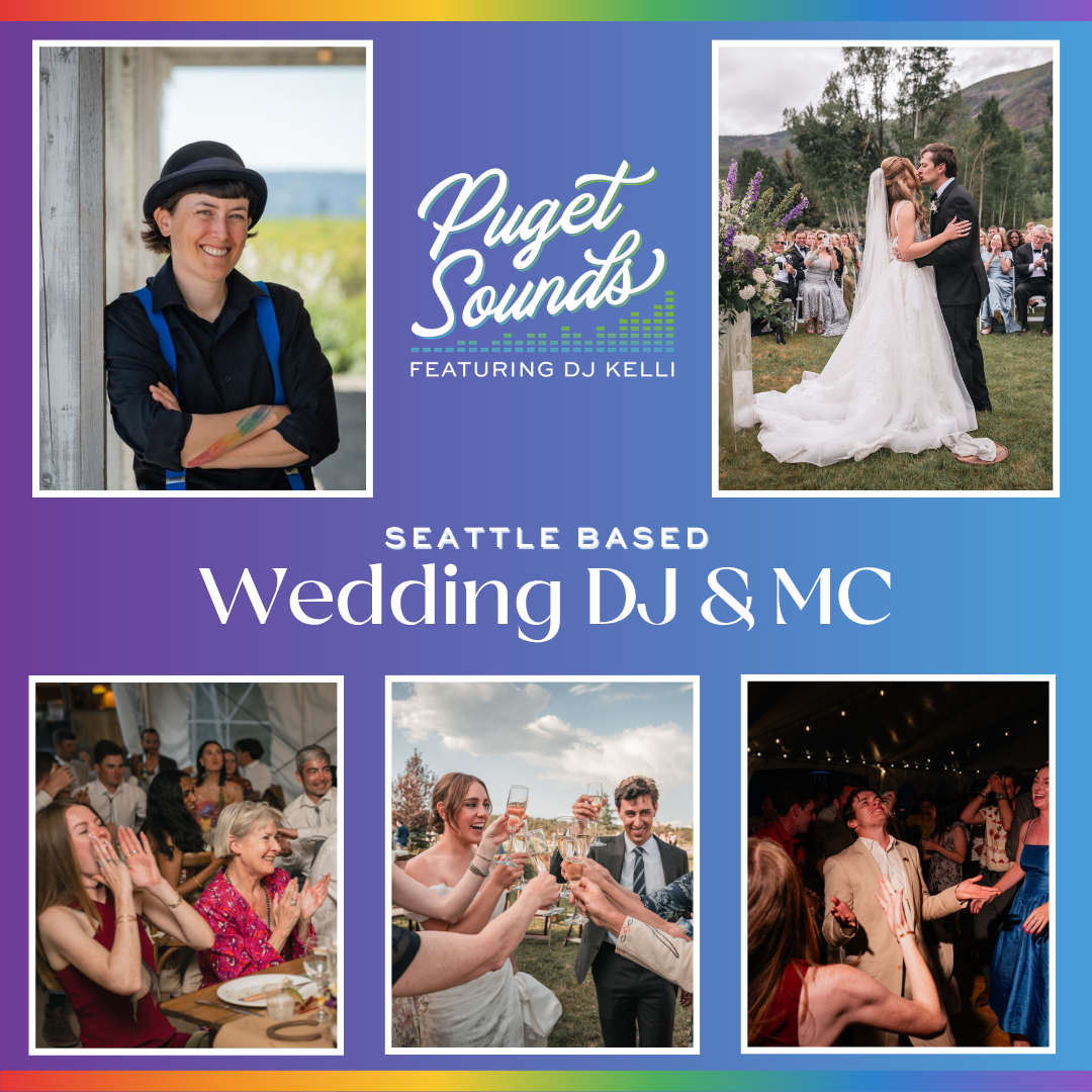 Puget Sounds Event DJ Services Facebook ad: Seattle's Premier Wedding DJ
