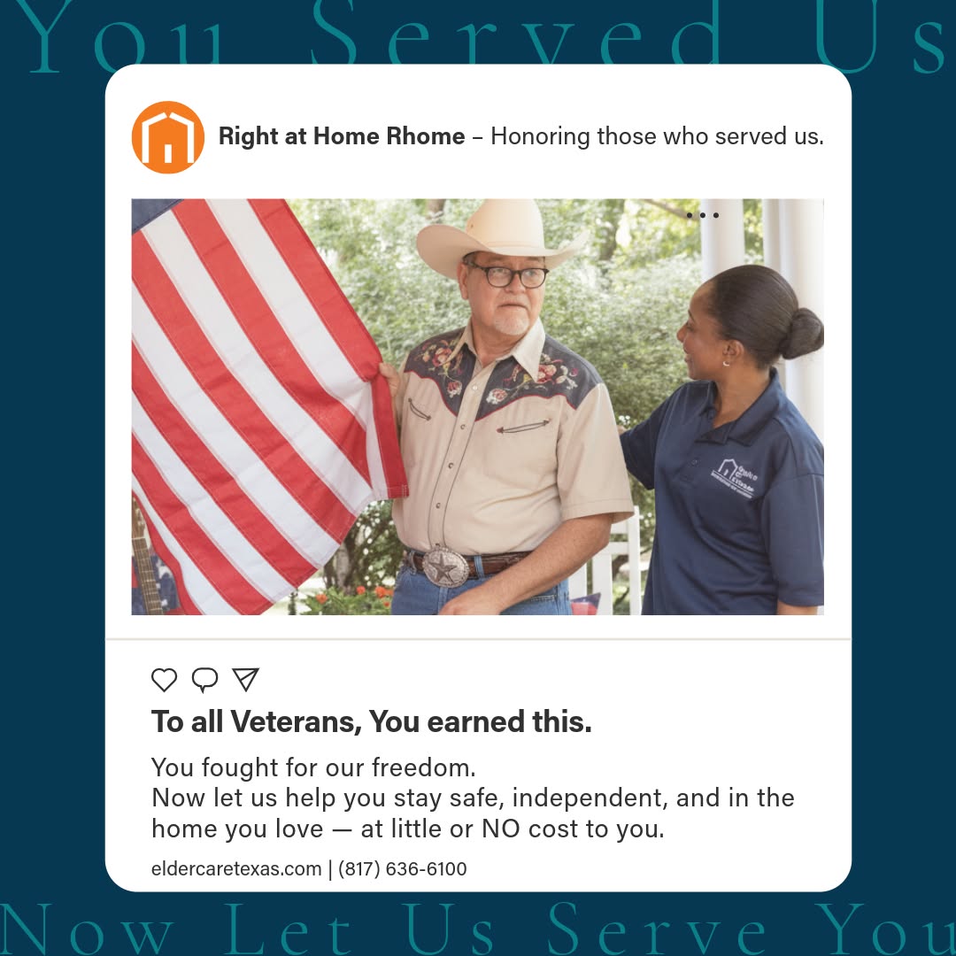 Right at Home Facebook ad: Your parent served.