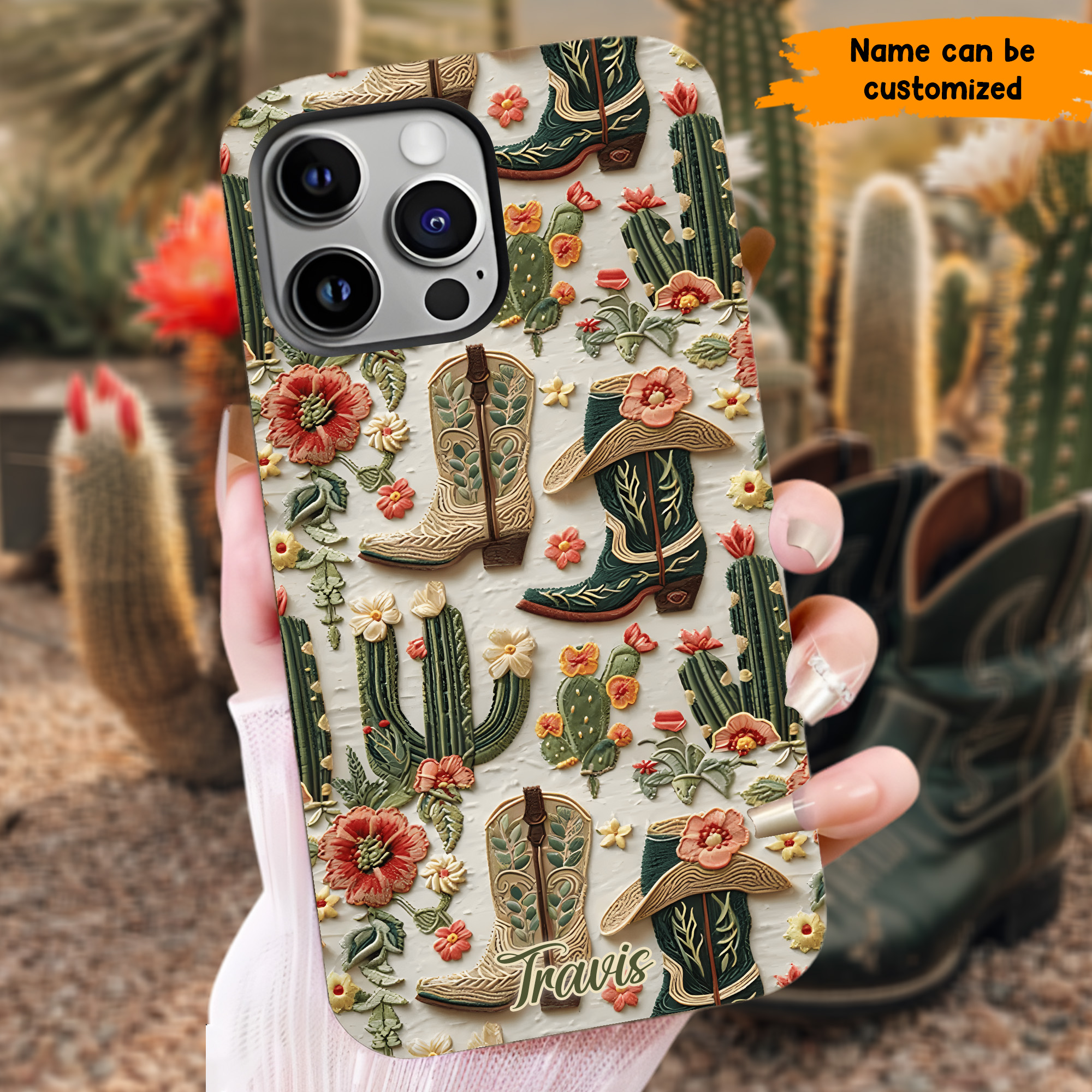Farmer's Life Story Facebook ad: Personalized CowBoy Phone Case