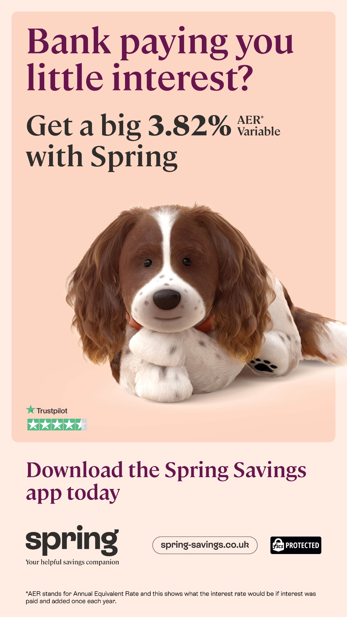 Spring Savings Facebook ad