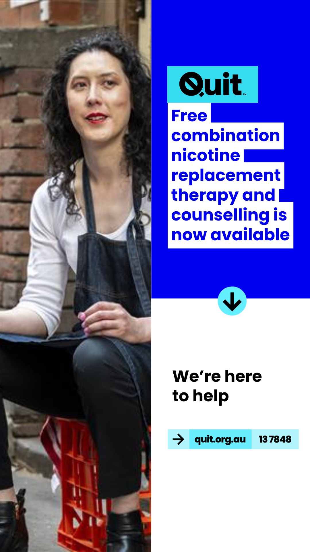 Quit Facebook ad