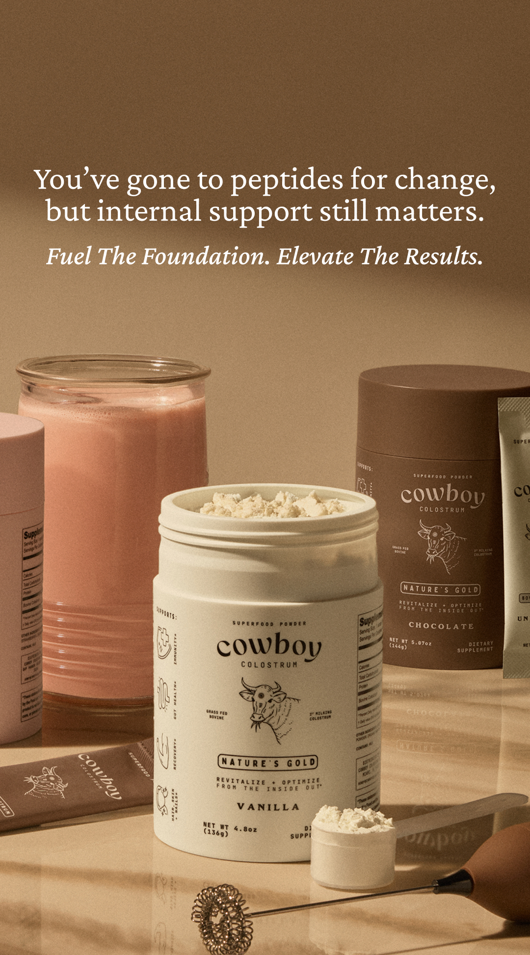 Cowboy Colostrum Facebook ad