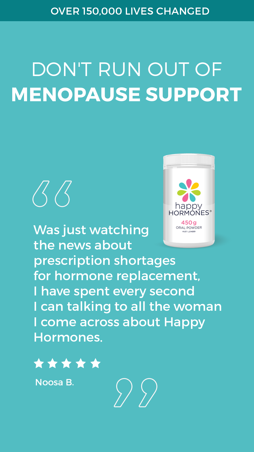 Happy Healthy You Facebook ad