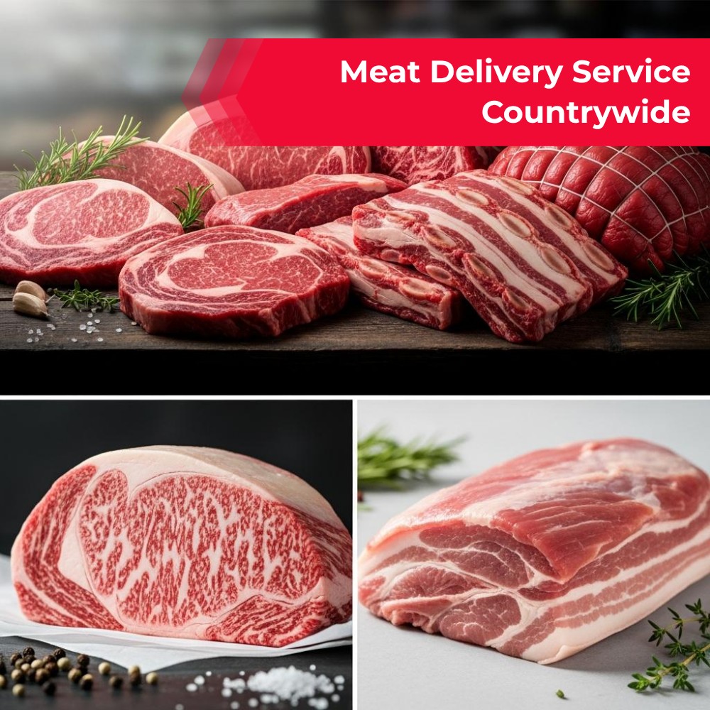 PremierGuide Glance Facebook ad: Meat Delivery Service Countrywide!