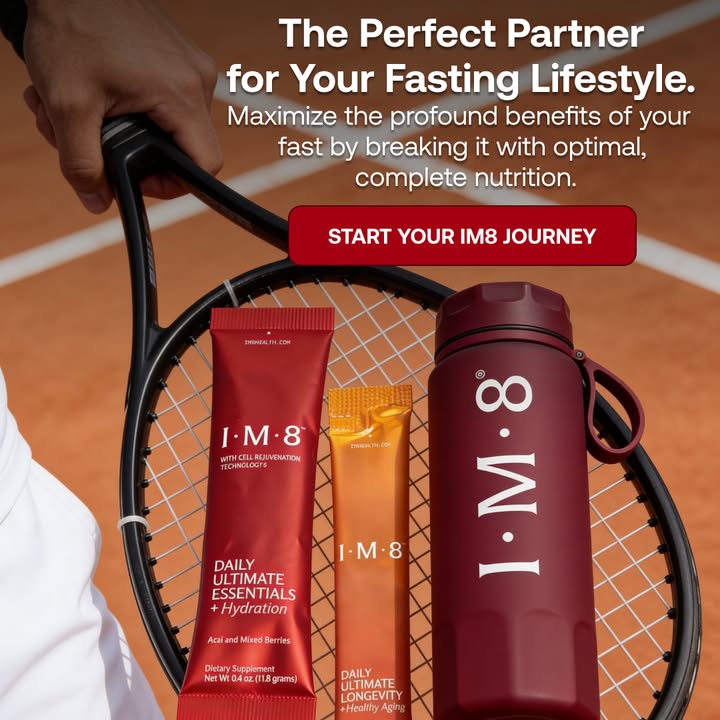 IM8 Global Facebook ad: The Beckham Stack: Nutrition Meets Longevity
