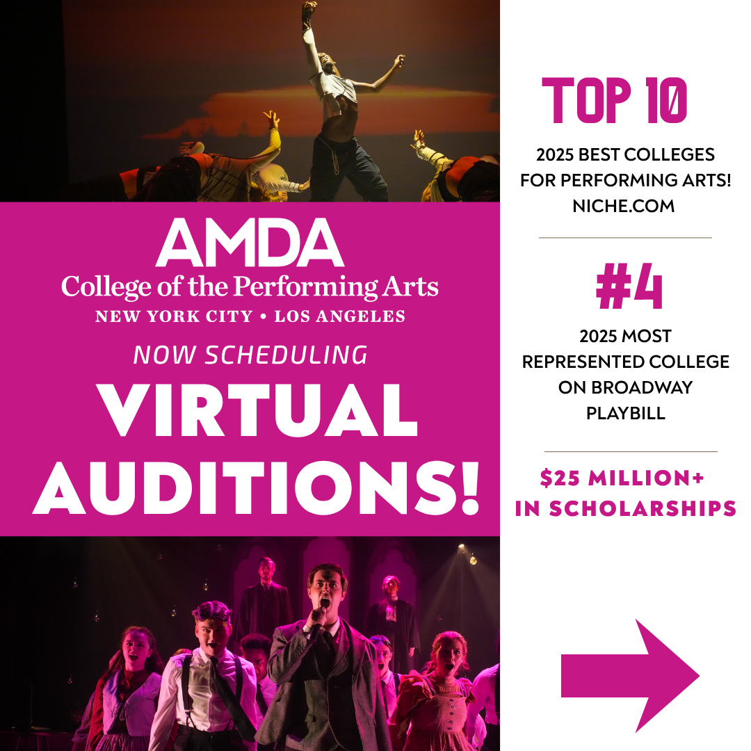 AMDA College Facebook ad