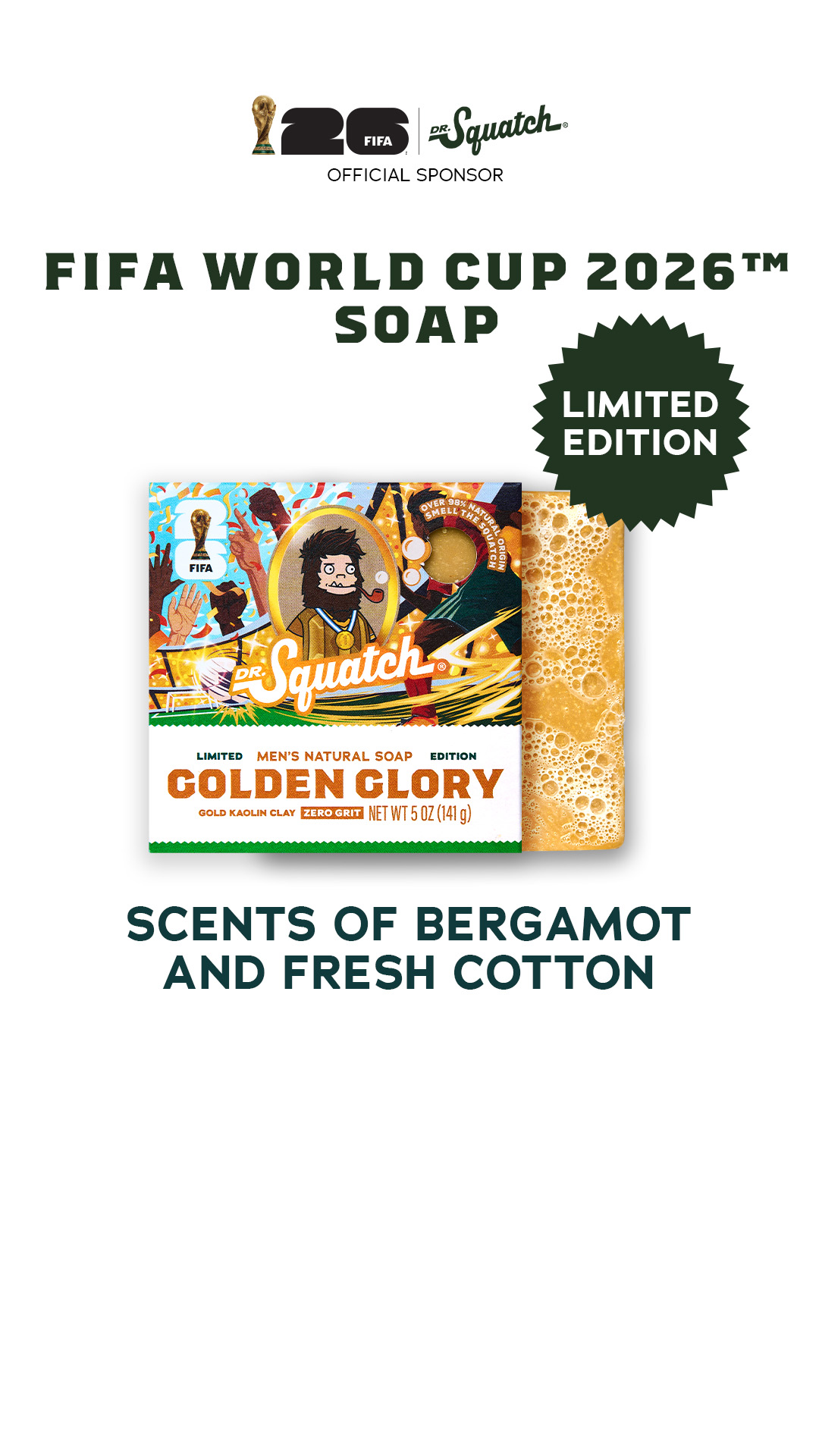Dr. Squatch Facebook ad