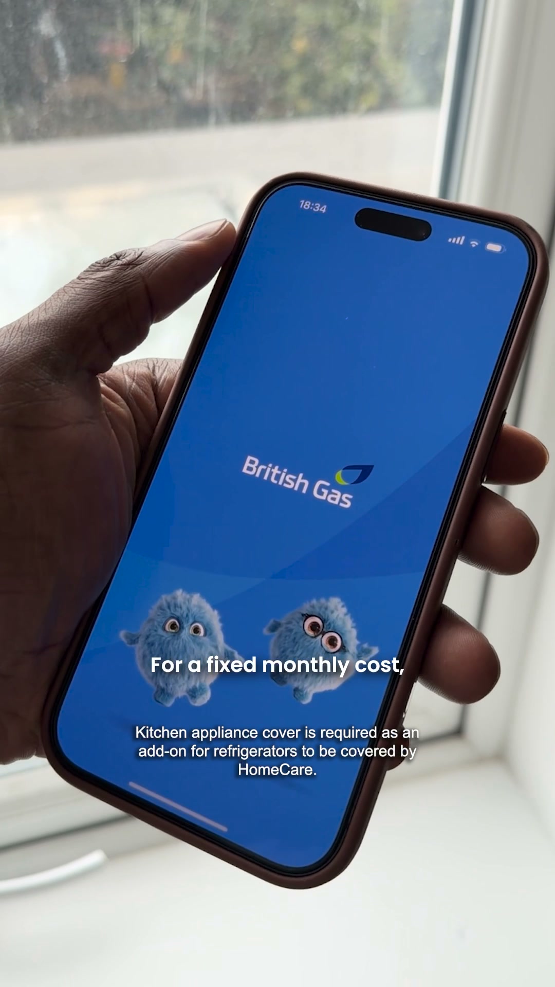 British Gas Facebook ad: Winter ready with HomeCare